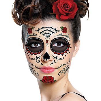 Skeleton Face Paint - 4 Easy Ideas