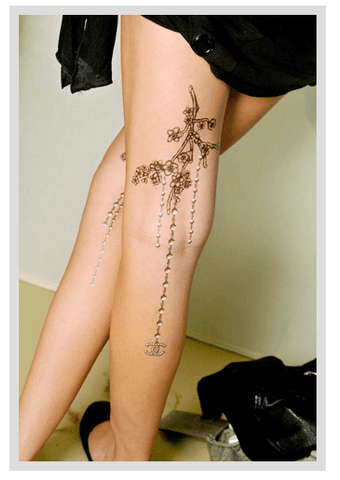 Fashion Temporary Tattoo from past runway collection