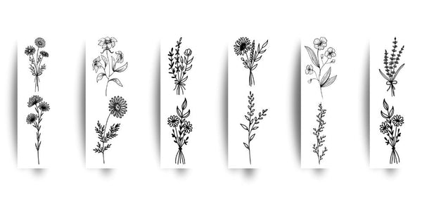 Flower Temporary Tattoos