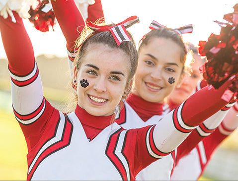 Sideline Football Cheerleaders