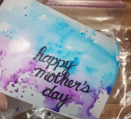 connecting over mother’s day with a card and tattoo