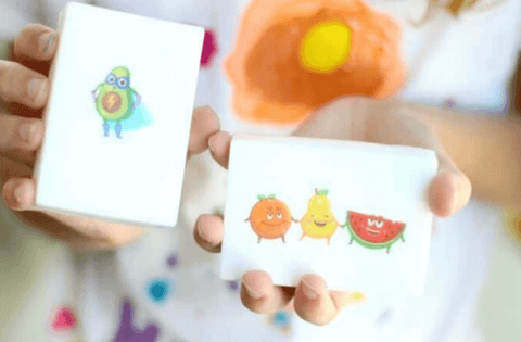 kids using temporary tattoos for diy crafts