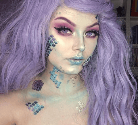 mermaid temporary tattoos