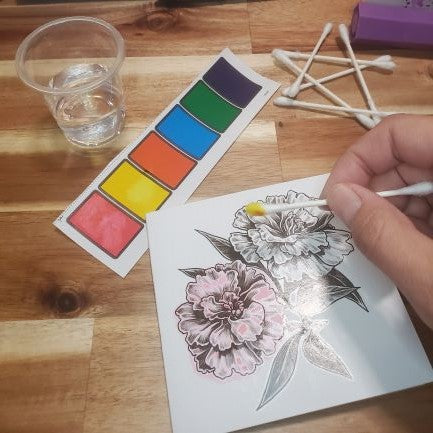 painting flower design