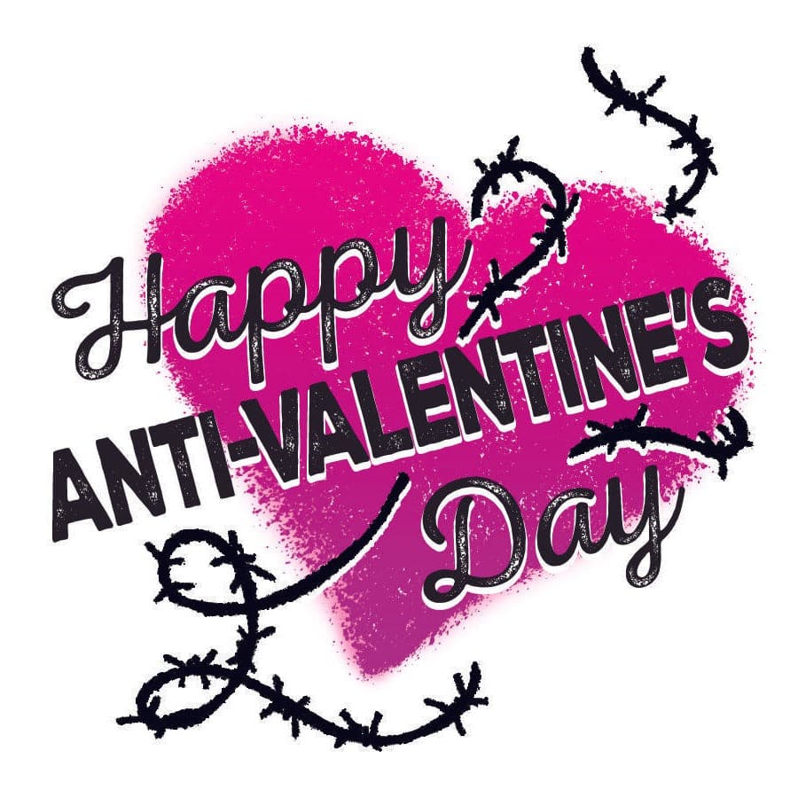 Anti Valentines Day Stock Illustrations RoyaltyFree Vector Graphics   Clip Art  iStock  Anti love Broken heart Girls night out