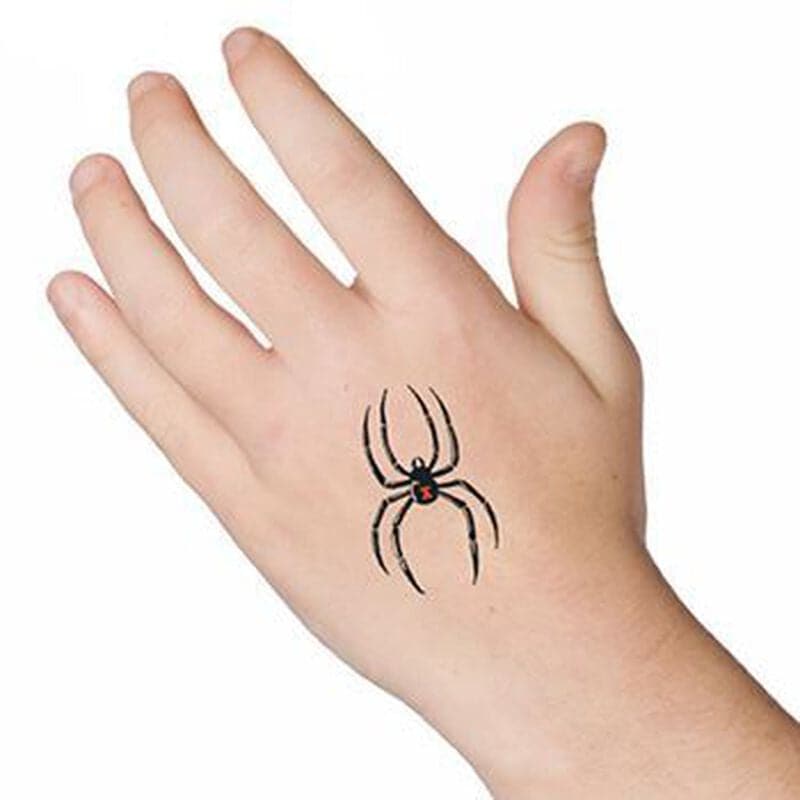 Buy Little Black Spider Temporary Tattoo set of 3 Online in India  Etsy