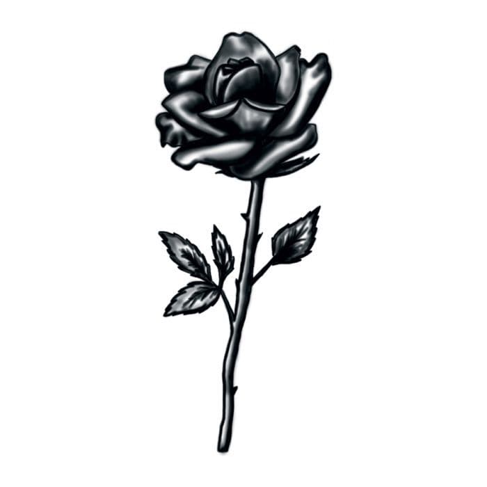 beauty and the beast black rose tattoo