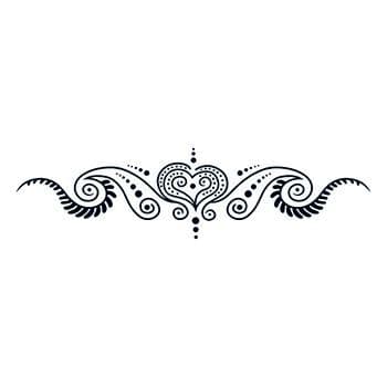 Buy Henna Lower Back Temporary Tattoo Online in India  Etsy