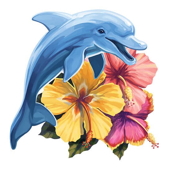 Update 95 about dolphin and flower tattoos super hot  indaotaonec