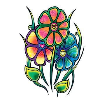 Hippie Flower Child Tattoo  TATTOOGOTO