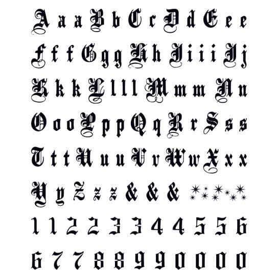 Tattoo Fonts  Fontscom  Fontscom