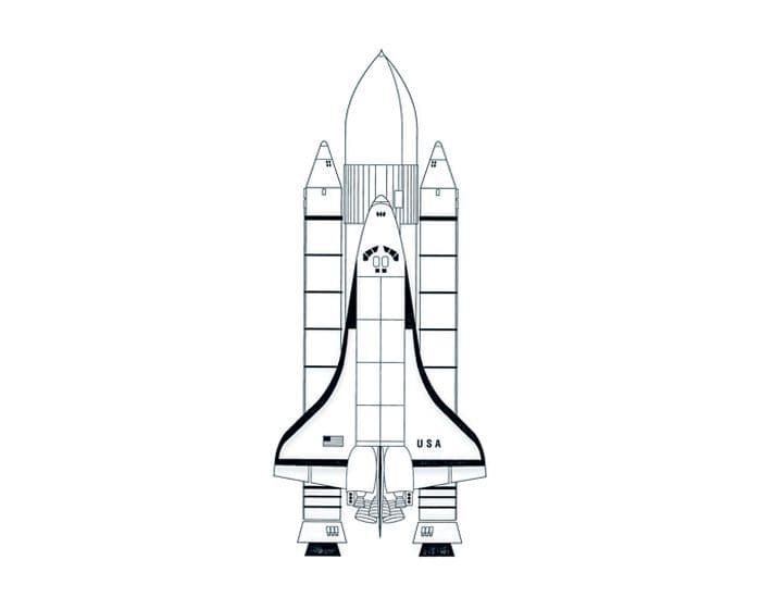 NASA Space Shuttle Tattoo  Tattoo for a week