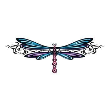 Dragonfly Kids Temporary Tattoo Sheet