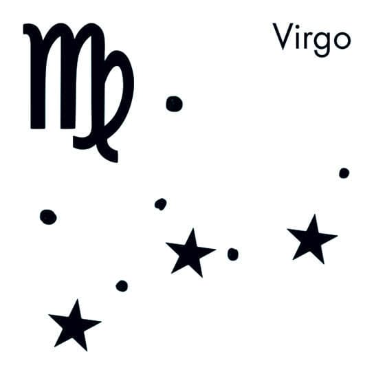 Virgo Astrological Temporary Tattoo – Temporary Tattoos