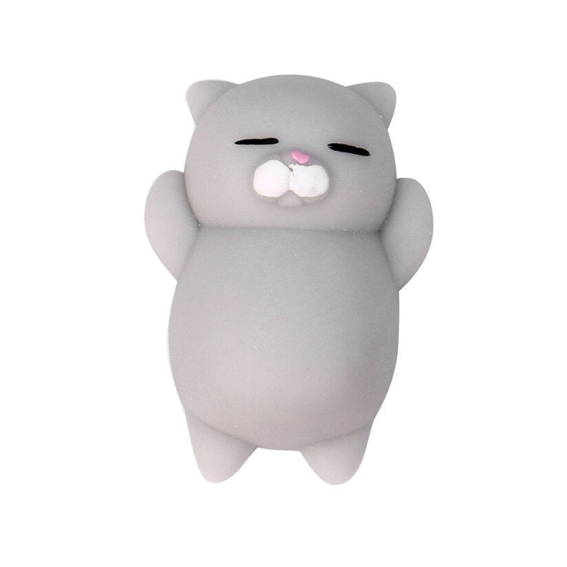 Squishy Chat Mochi Gris