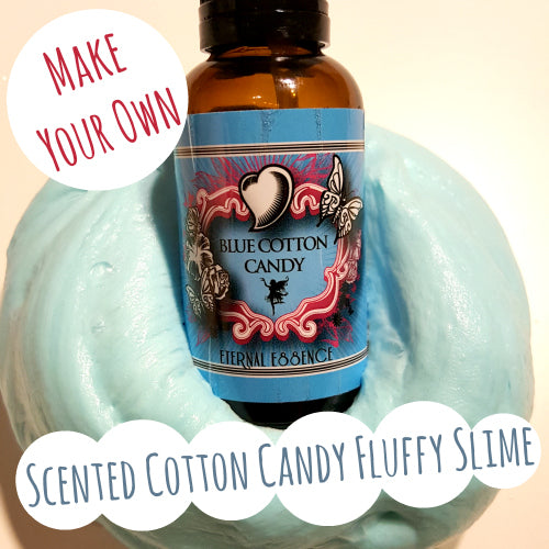 Scented Cotton Candy Fluffy Slime – Eternal Essence Oils