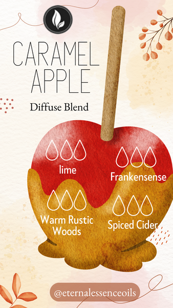 carmel apple diffuse blend essential oil