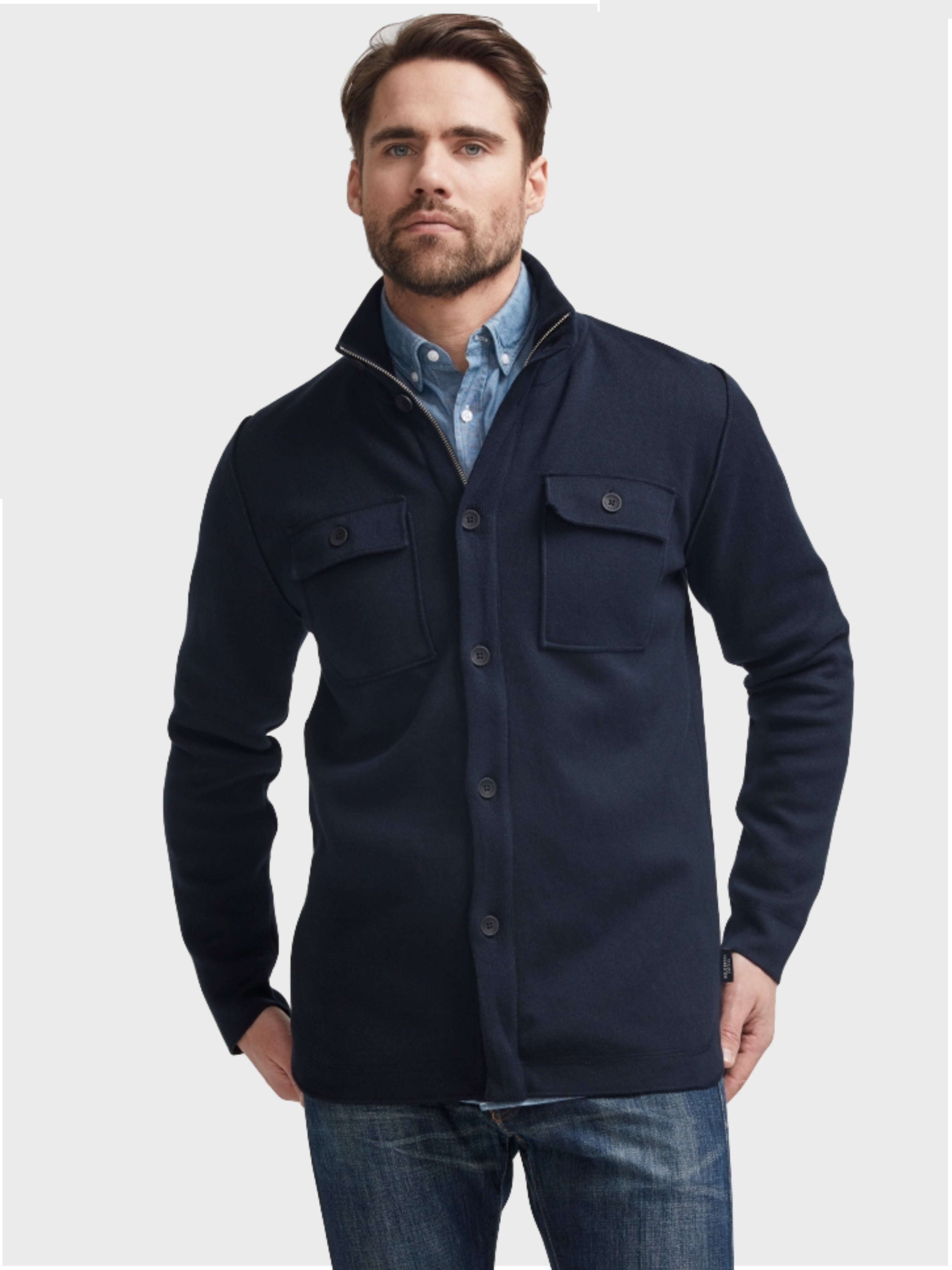 Edwin Shirt Jacket Windproof Navy – Holebrook USA