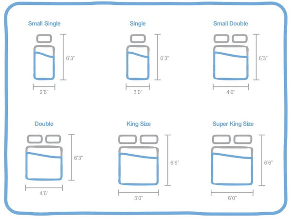 UK Bed Sizes: A Guide to the Most Common Sizes – MASA Sleep