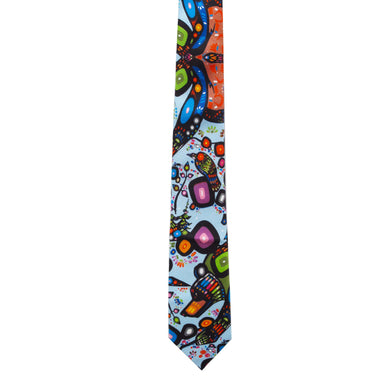 Norval Morrisseau Woodland Floral Artist Scarf — Oscardo