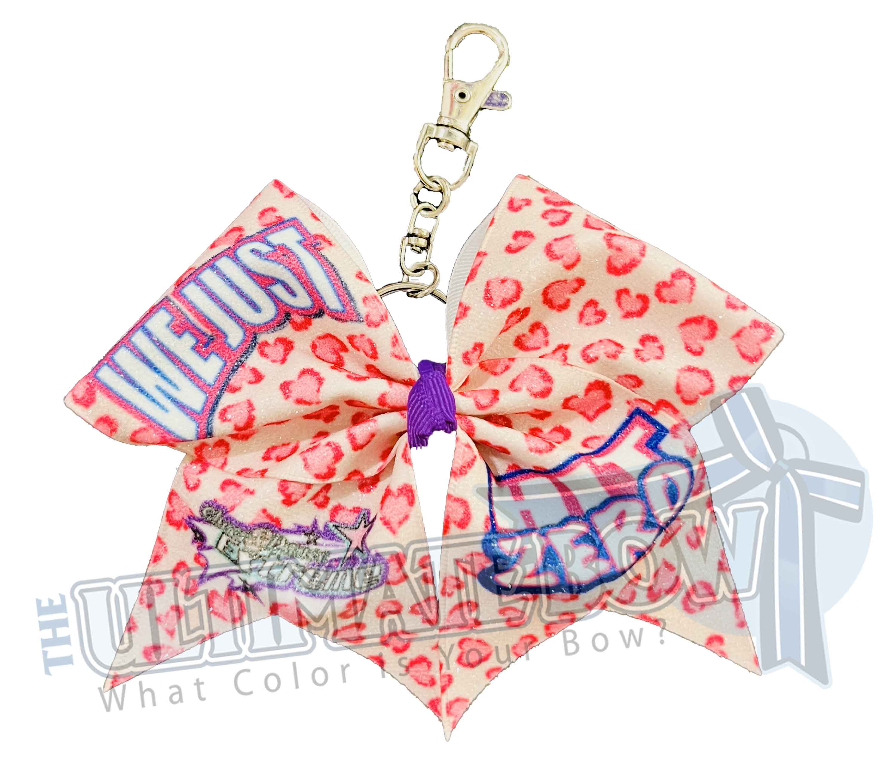 CDE - Rumble in the Jungle Hit Zero Keychain Glitter Cheer Bow - January 2025