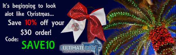 Save 10% off your cheer bow order