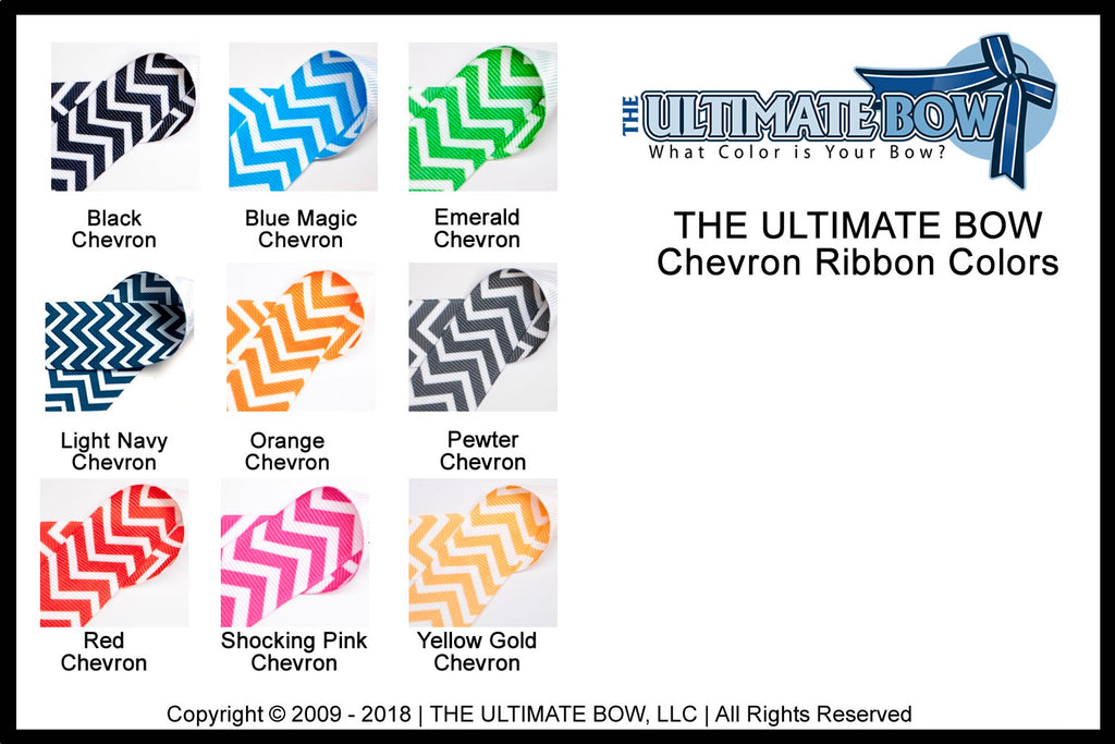 chevron printed ribbon colors | grosgrain ribbon colors | red chevron | blue chevron | black chevron