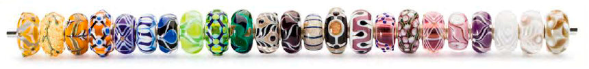 Row of Uniques Jewelry beads