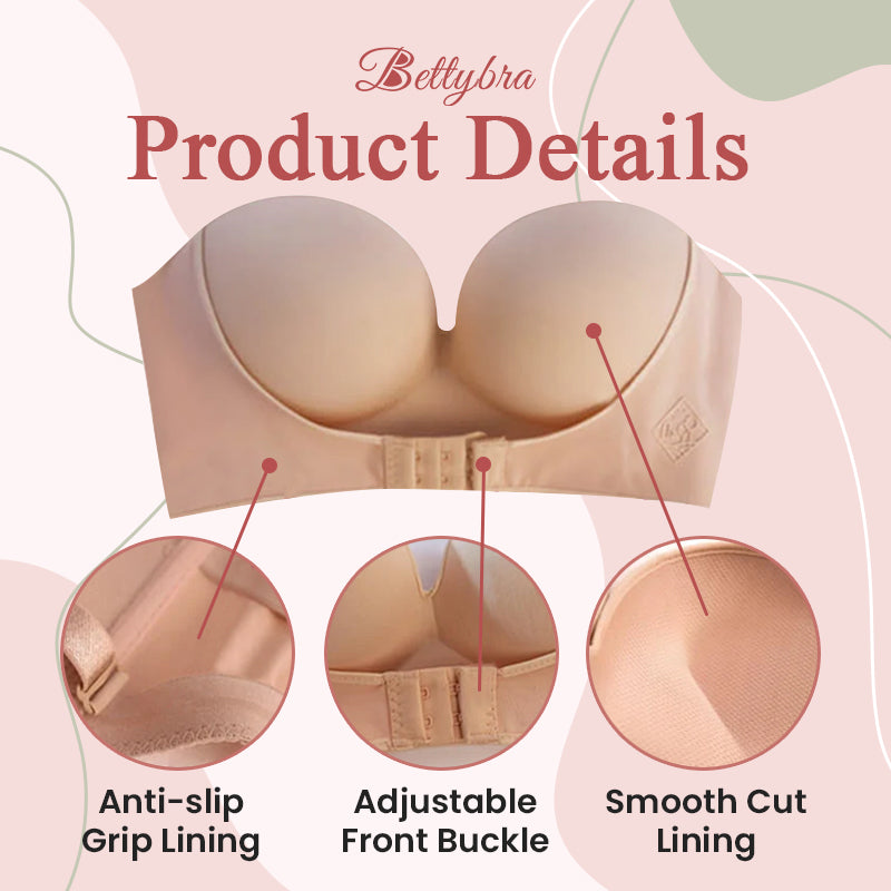 BETTYBRA®Invisible Strapless Super Push Up Bra (BUY ONE GET TWO FREE)- - Betty  Bra