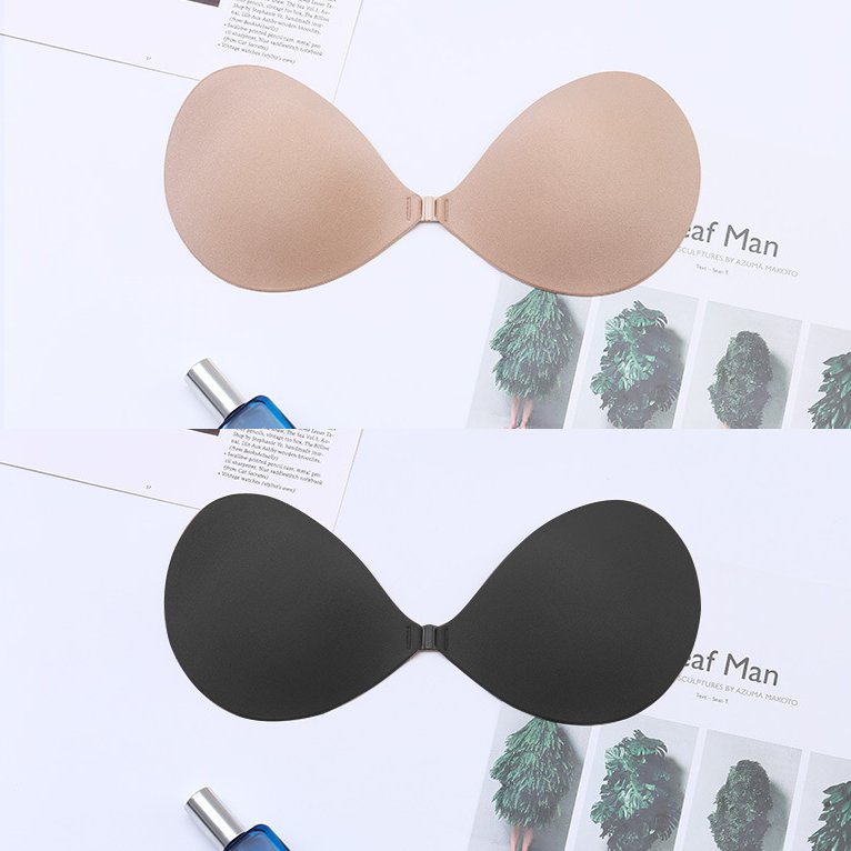 Strapless Pushup Bras Front Buckle Lift Bra Women Upwingsbra Wireless Non  Slip Front Hook Underwear Bra Pads Reusable Leak Proof Huge Strapless Bra