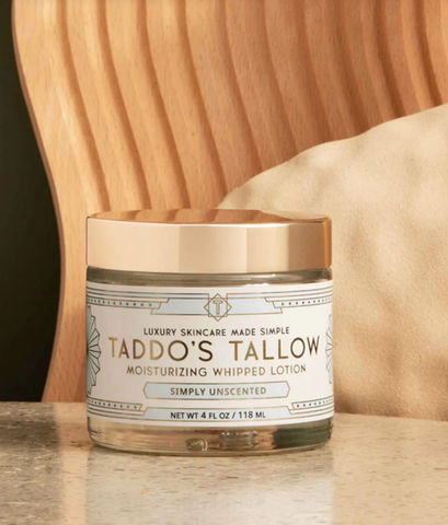 Unscented whipped tallow balm