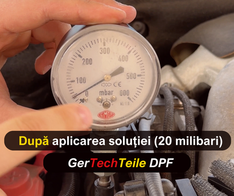 Dupa ce solutia GerTechTeile a fost folosita.Curatare DPF, Curatare DPF Arad, Curatare Filtru de Particule Arad