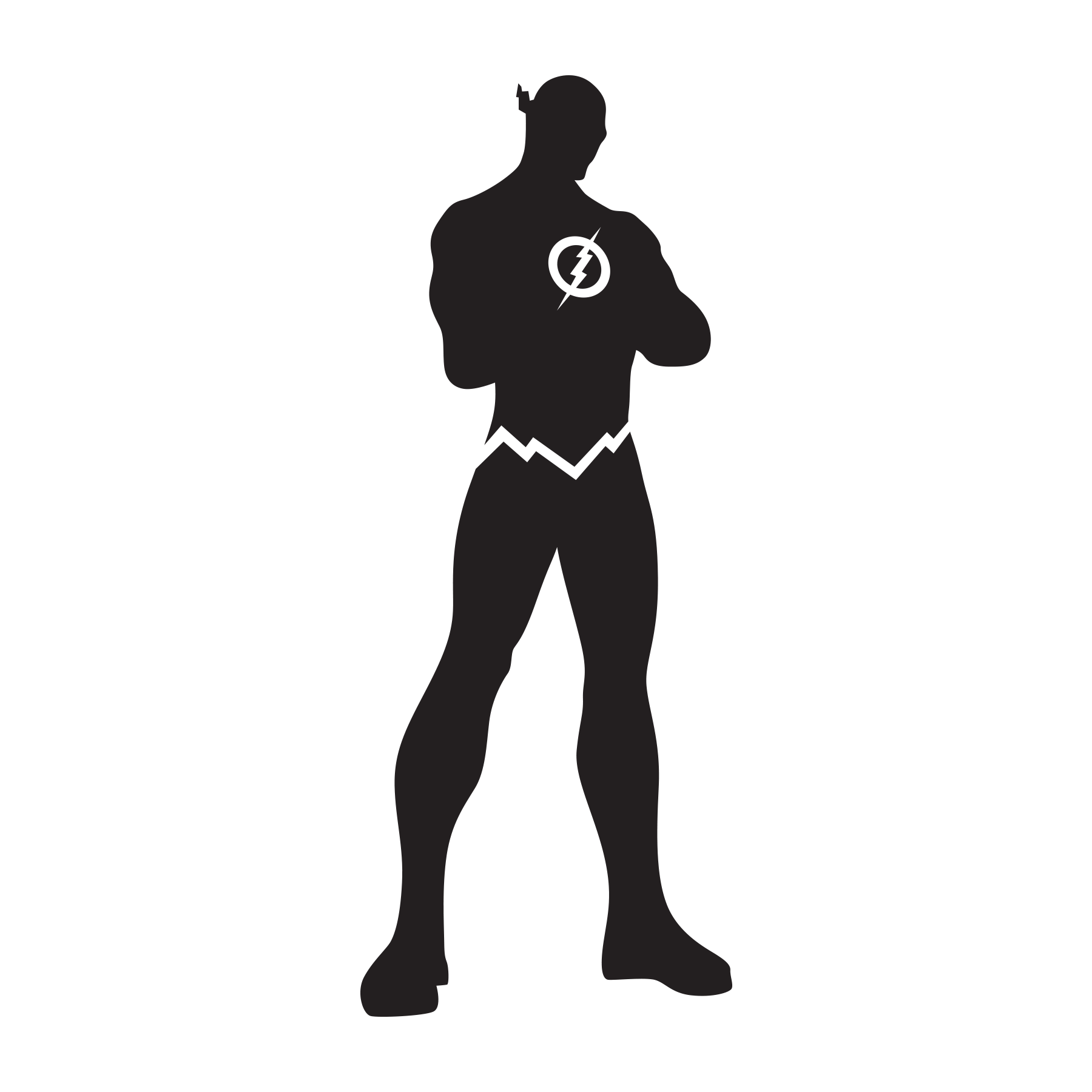 DC Comics The Flash/Reverse Flash/Zoom Silhouette – Goodall Vinyl