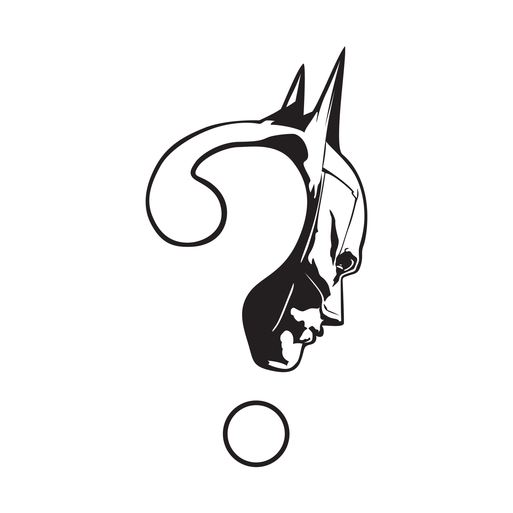 DC Comics Riddler Question Mark Batman Face Outline – Goodall Vinyl