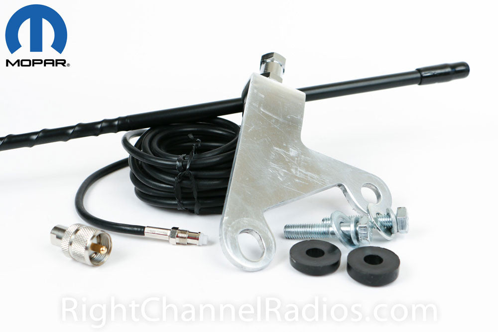 mopar complete cb radio and antenna kit for jeep wrangler