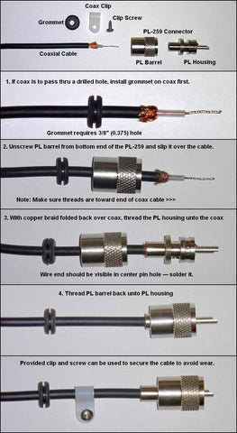 how to remove coaxial cable connectors