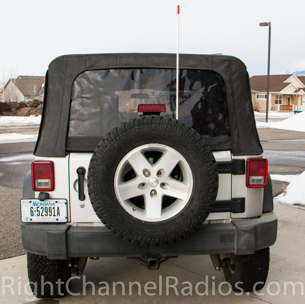 JK Jeep Wrangler CB Antenna Mount | Right Channel Radios