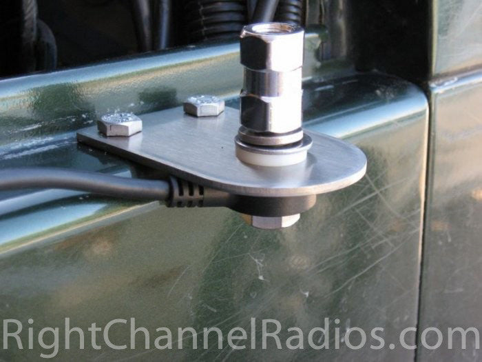 Jeep Wrangler CB Antenna Hood Mount | Right Channel Radios