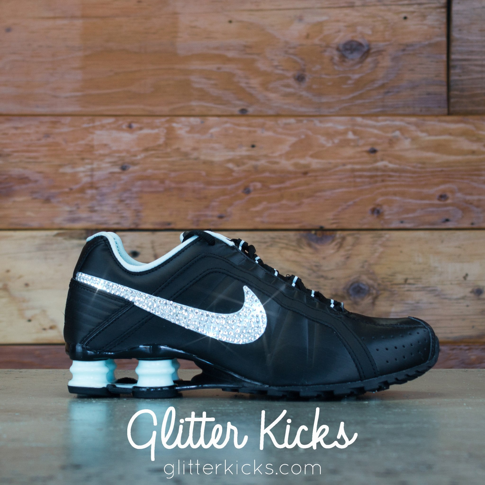 glitter nike shox