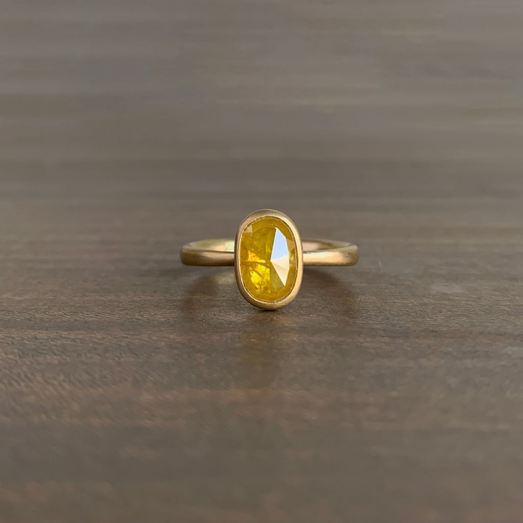 saffron diamond rings