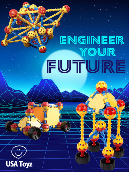 Quarks building blocks are great engineering toys that will surely test children's creativity in constructing futuristing structures. It has an easy-snap construction feature that kids will enjoy. Build your way in to the future and discover tiny engineers within!