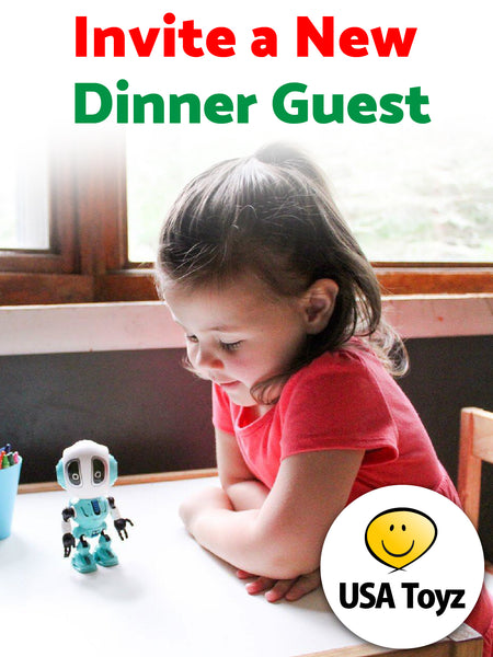 Ditto the talking robot is a toddler travel toy for boys and girls. Start conversations using this voice-changer robot toy. Great stocking stuffers for kids