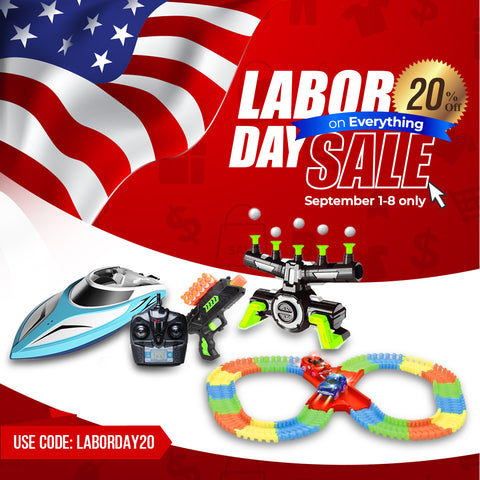 labor day sale 20% off on everything