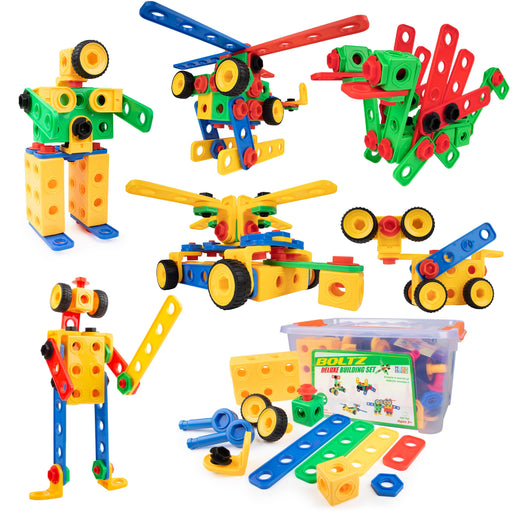 USA Toyz Quarks Stem Building Toys Construction Set - 160 PC