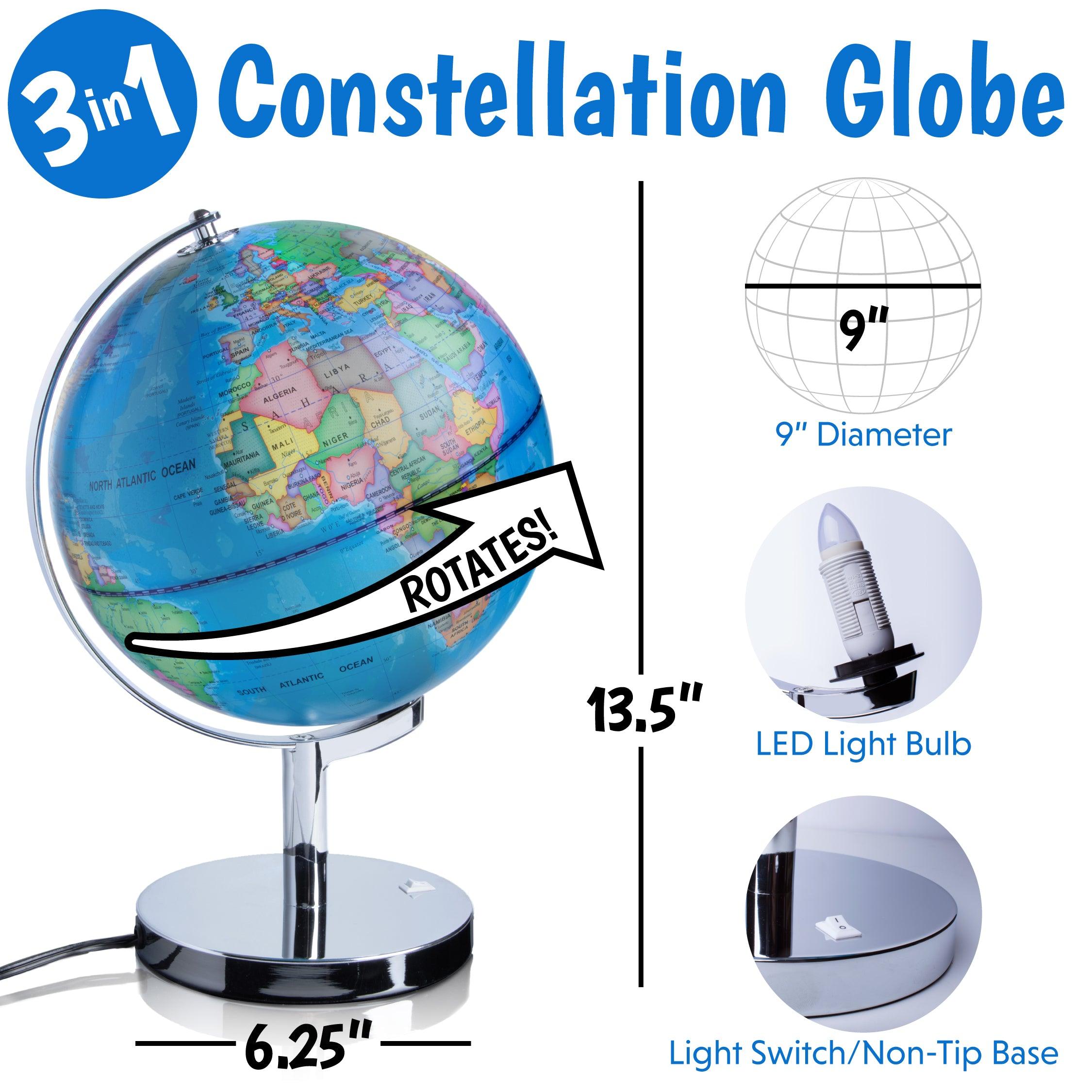 3 in 1 constellation globe