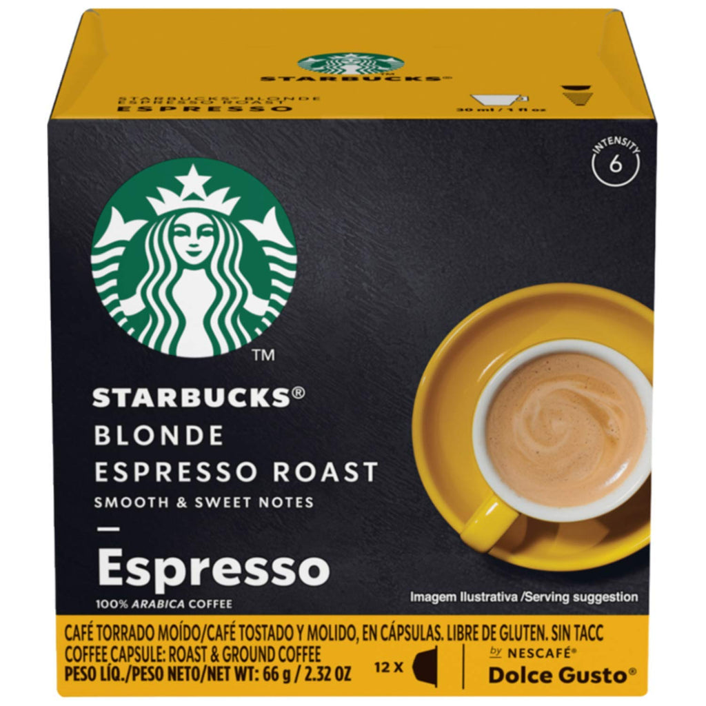 map Actie Probleem Starbucks Coffee by Nescafe Dolce Gusto Variety, Blonde Espresso Roast – By  The Cup