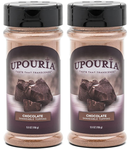 Upouria Coffee Topping Variety Pack, 5.5 Ounce Shakeable Topping Jars (Pack  of 4), Premium Snacks & Beverages