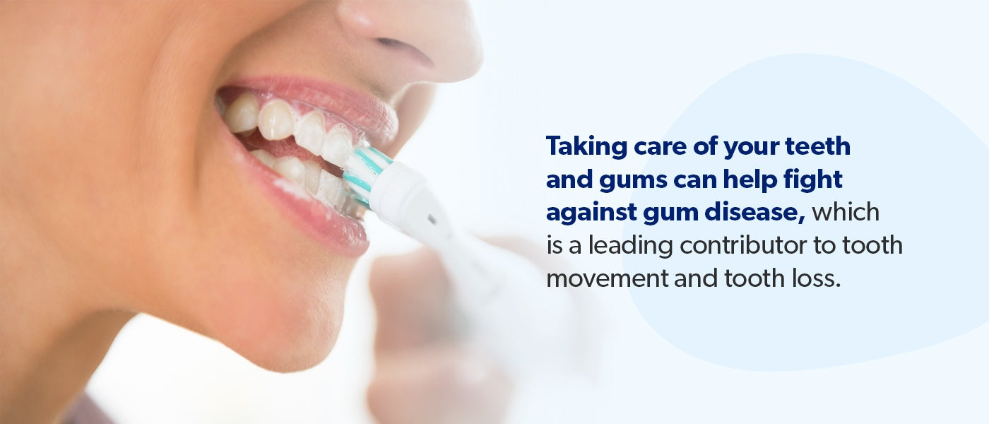 Taking care of your teeth and gums can help fight against gum disease