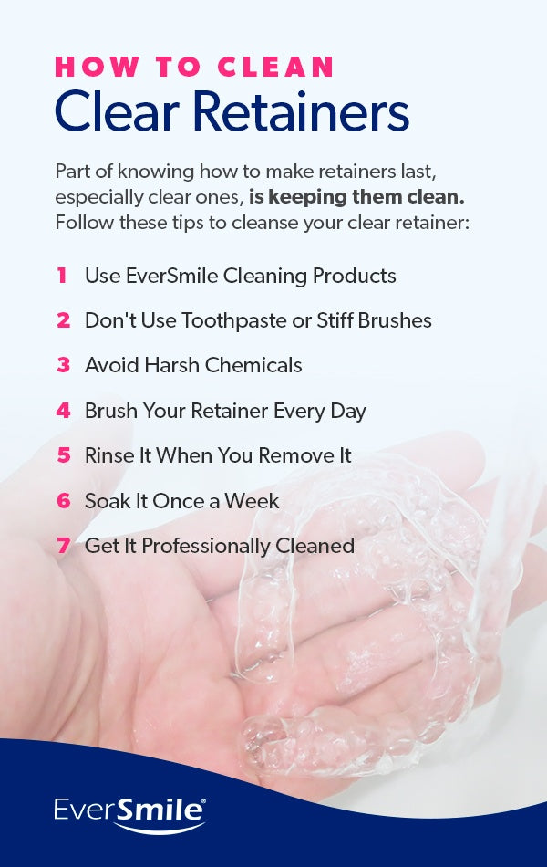 How to Clean Clear Retainers [steps]