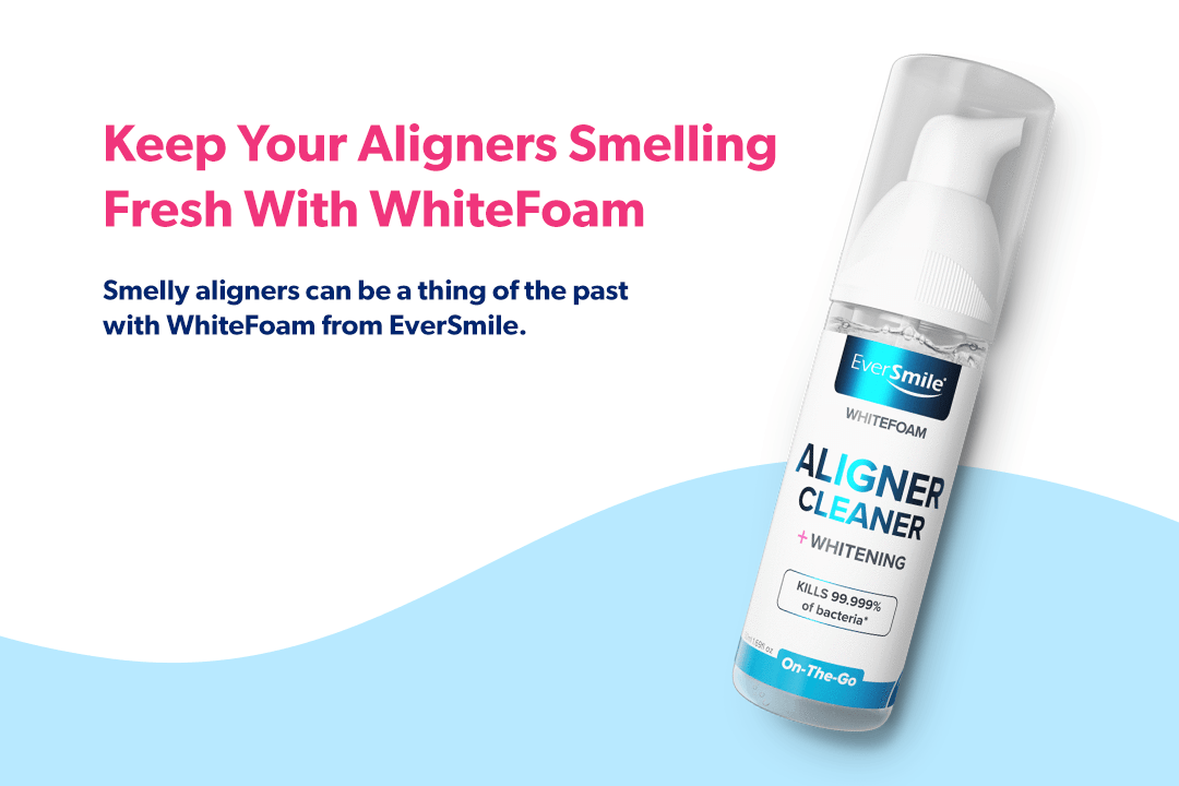 Keep your aligners smelling fresh with WhiteFoam.